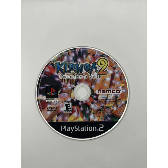 Klonoa 2: Lunatea's Veil (Playstation 2, PS2) Game Disc Only - Tested - Picture 1 of 3